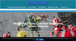 Desktop Screenshot of cheshireresilience.org.uk